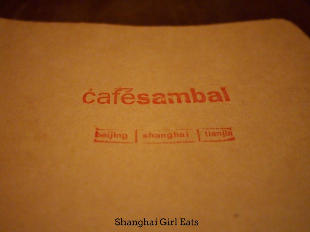 Cafe Sambal Shanghai